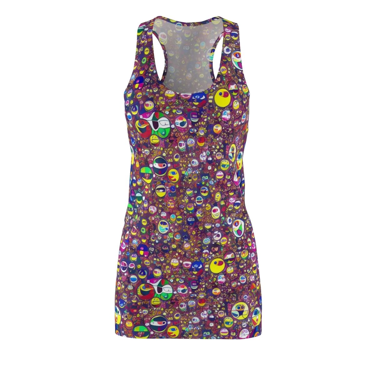 Eyes of Enchantment on Racerback Dress — Front