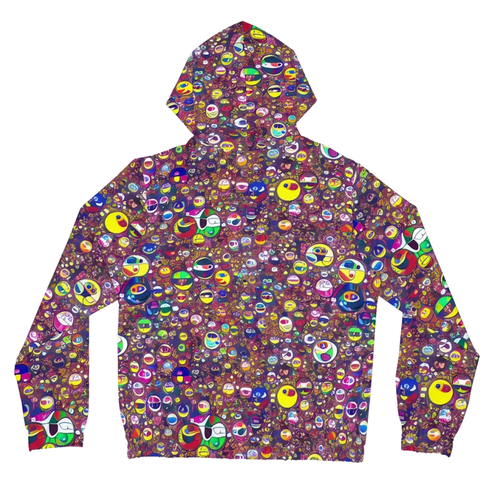Eyes of Enchantment on Women's Full-Zip Hoodie — Back