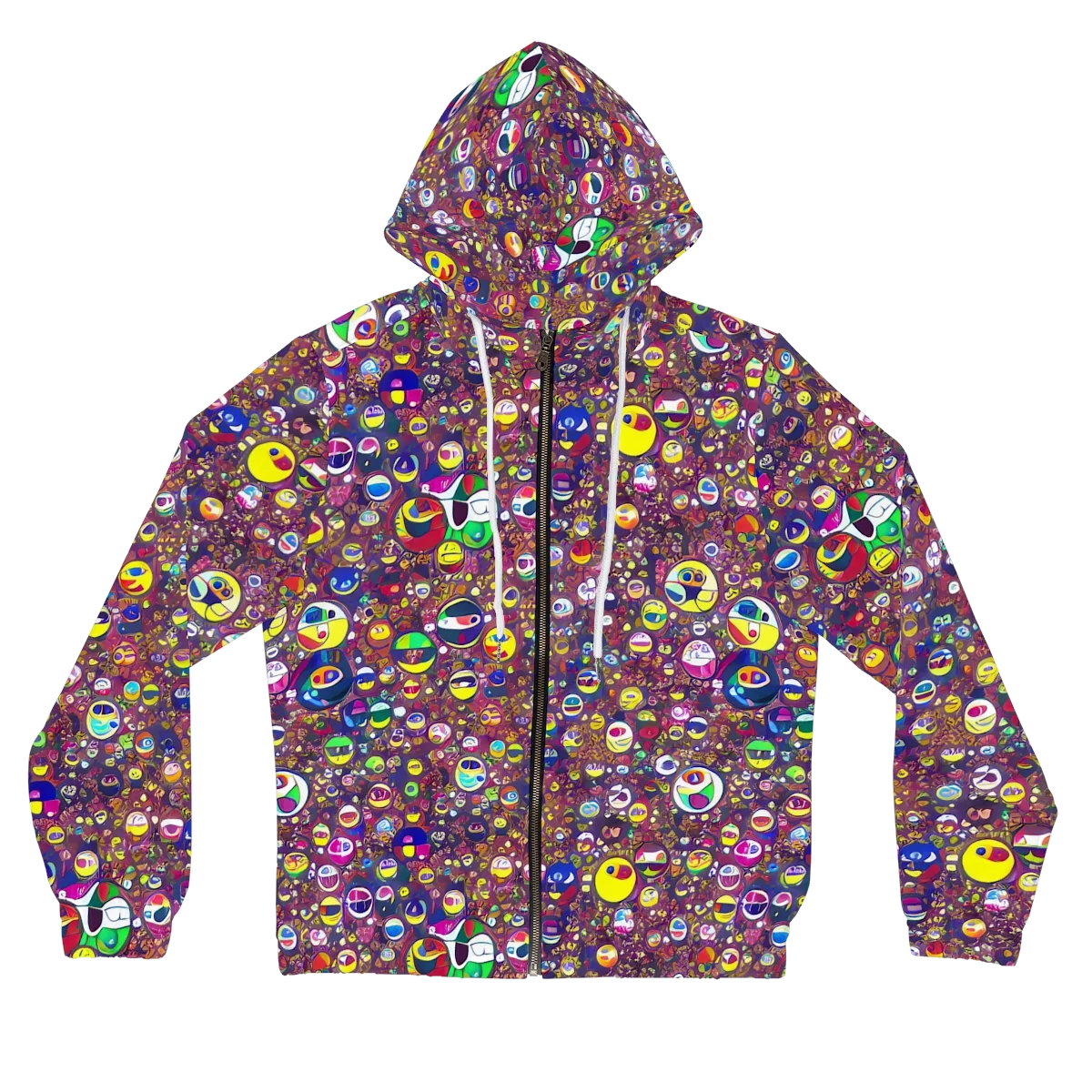 Eyes of Enchantment on Women's Full-Zip Hoodie — Front
