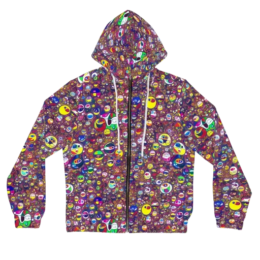 Eyes of Enchantment on a Women's Full-Zip Hoodie