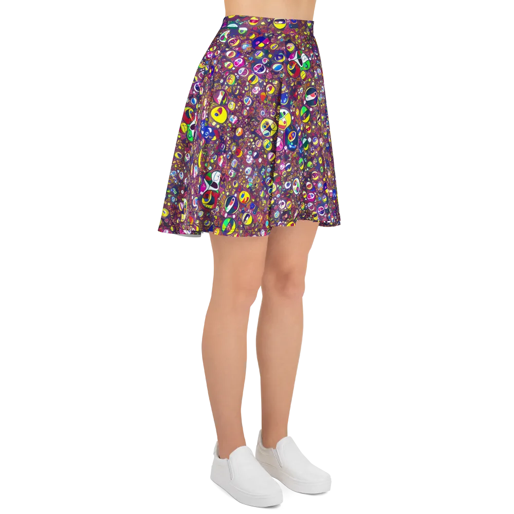 Eyes of Enchantment on Skater Skirt — Right