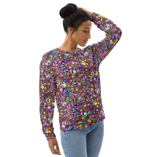 Eyes of Enchantment on a Sweatshirt
