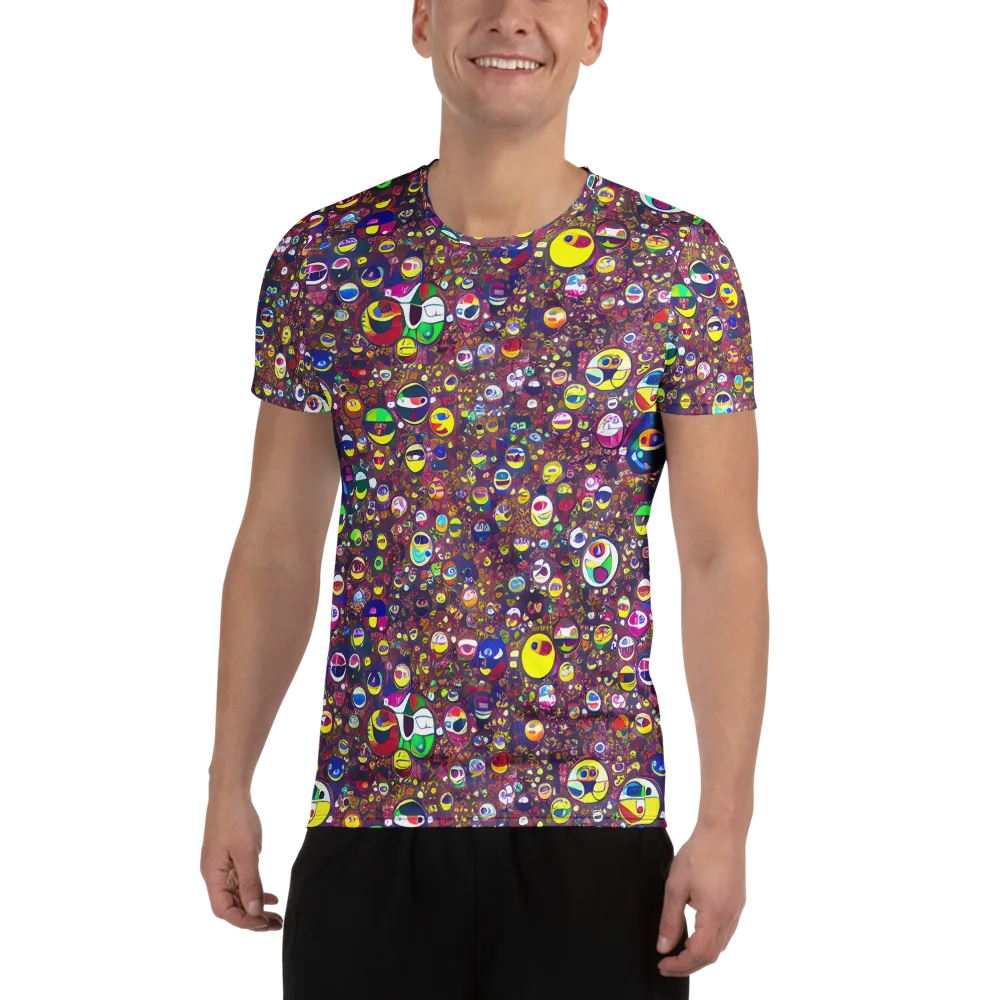 Eyes of Enchantment on Men's Athletic T-Shirt — Front