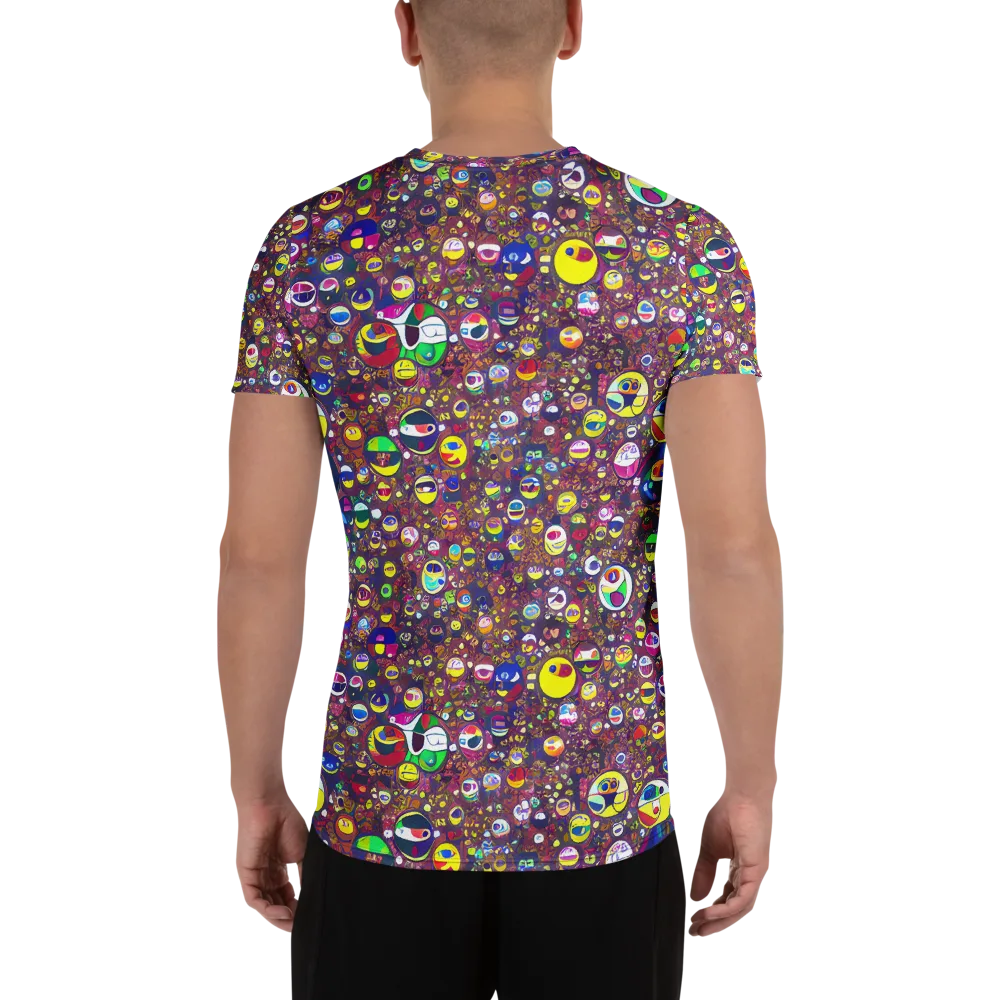 Eyes of Enchantment on Men's Athletic T-Shirt — Back