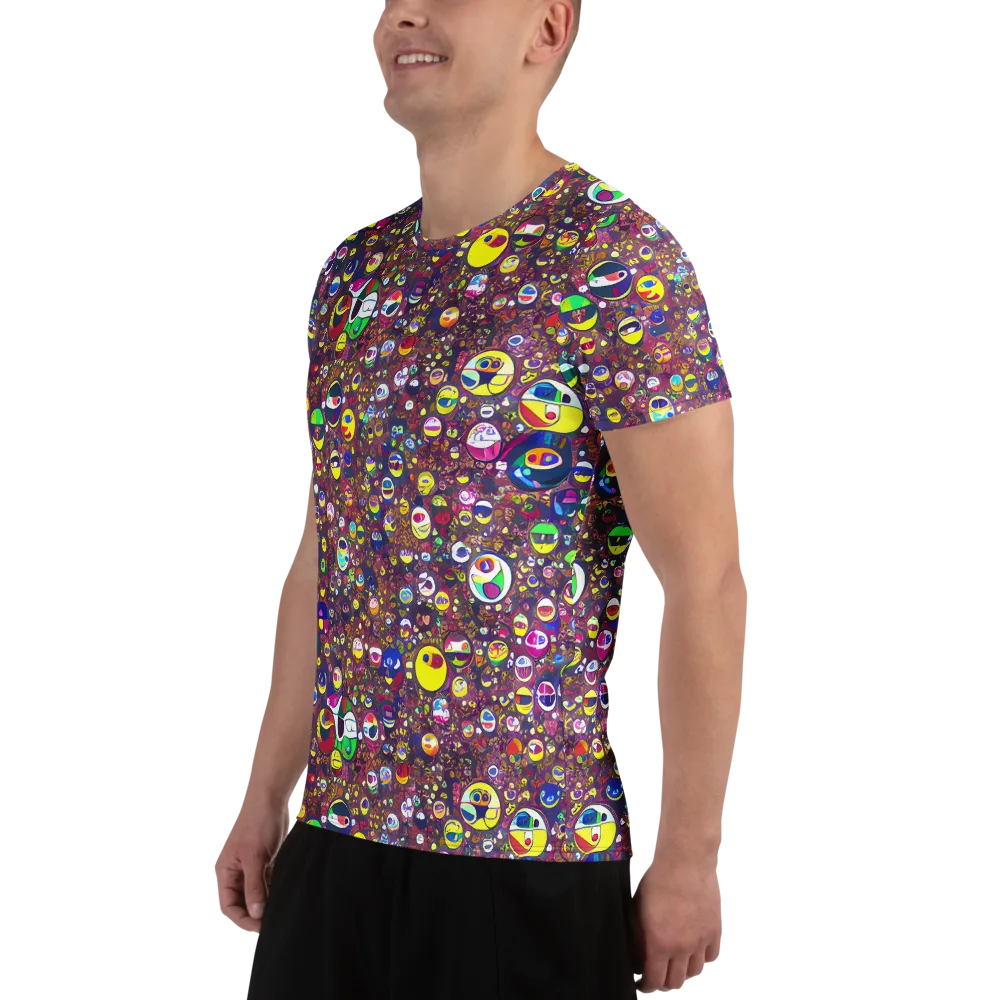 Eyes of Enchantment on Men's Athletic T-Shirt — Left