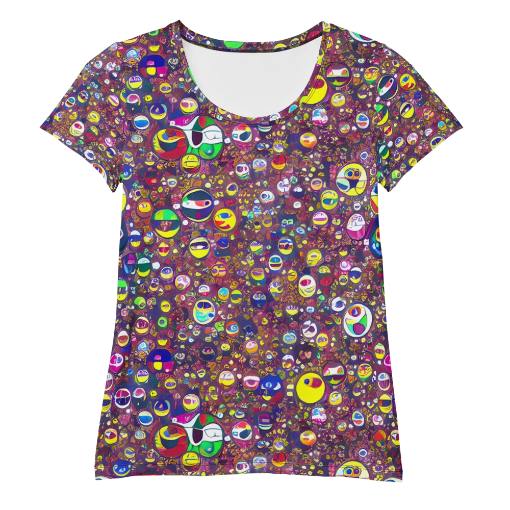 Eyes of Enchantment on Women's Athletic T-Shirt — Front