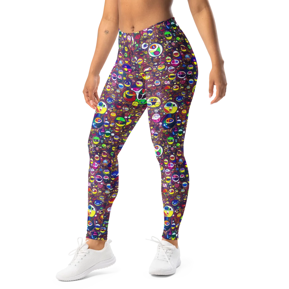 Eyes of Enchantment on Leggings — Left Front