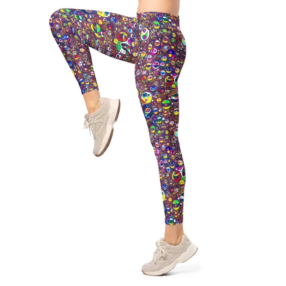 Eyes of Enchantment on Leggings — Left