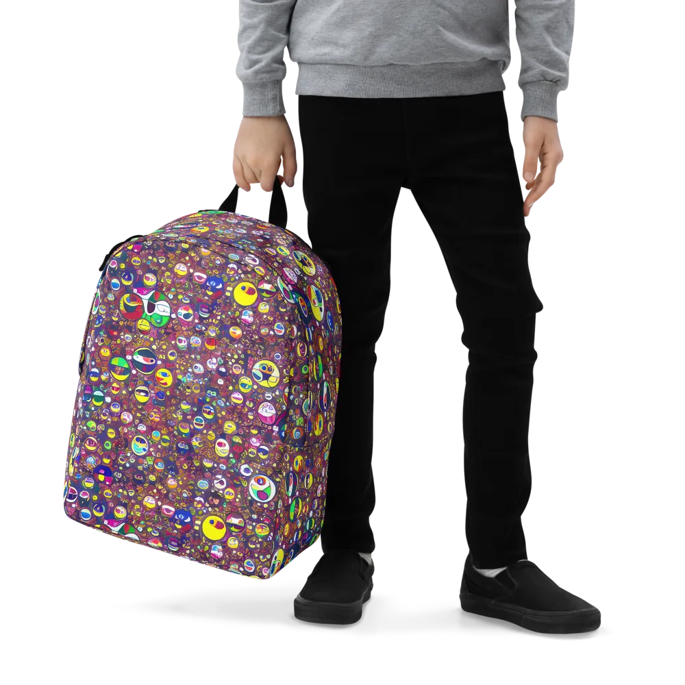 Eyes of Enchantment on Minimalist Backpack — Zoomed-in