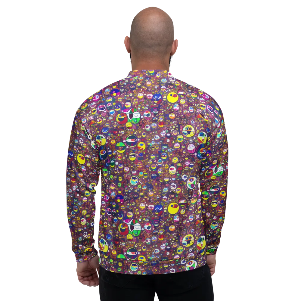 Eyes of Enchantment on Bomber Jacket — Back