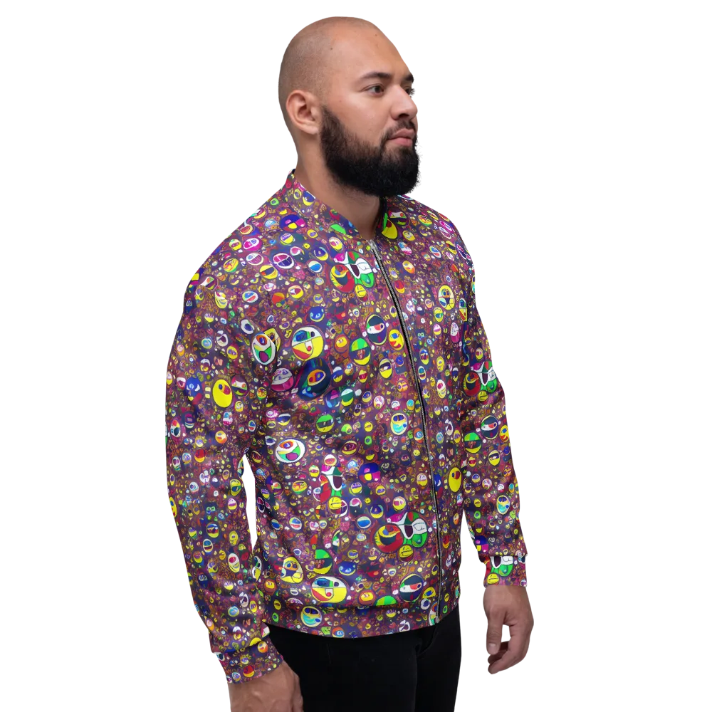 Eyes of Enchantment on Bomber Jacket — Right