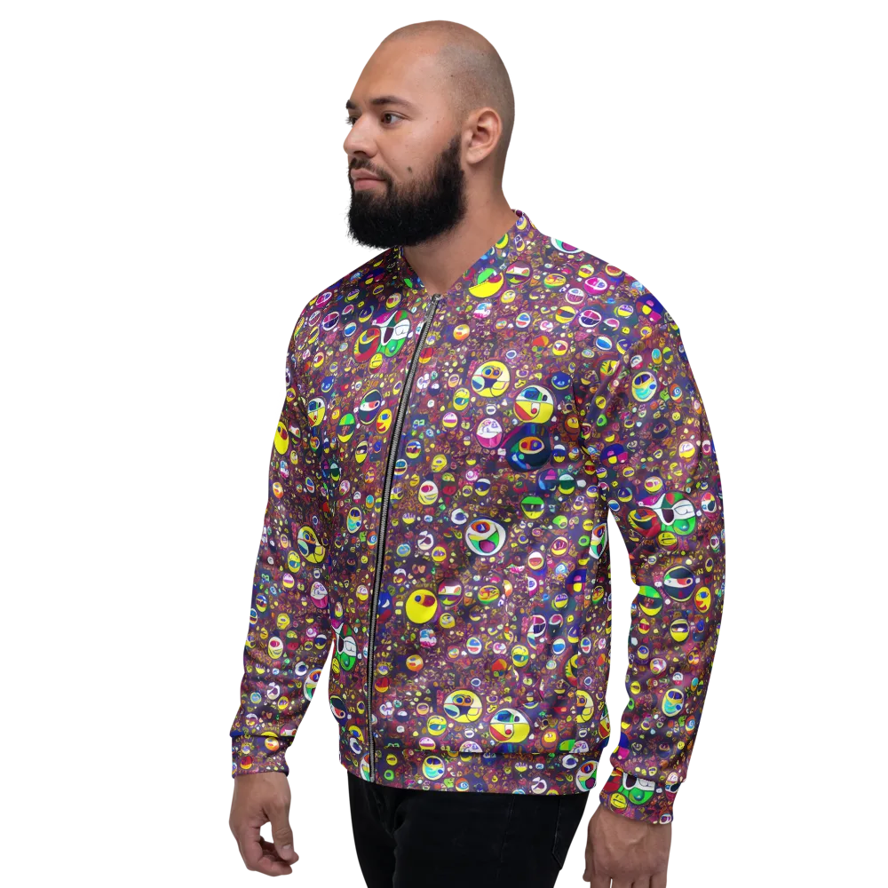 Eyes of Enchantment on Bomber Jacket — Left