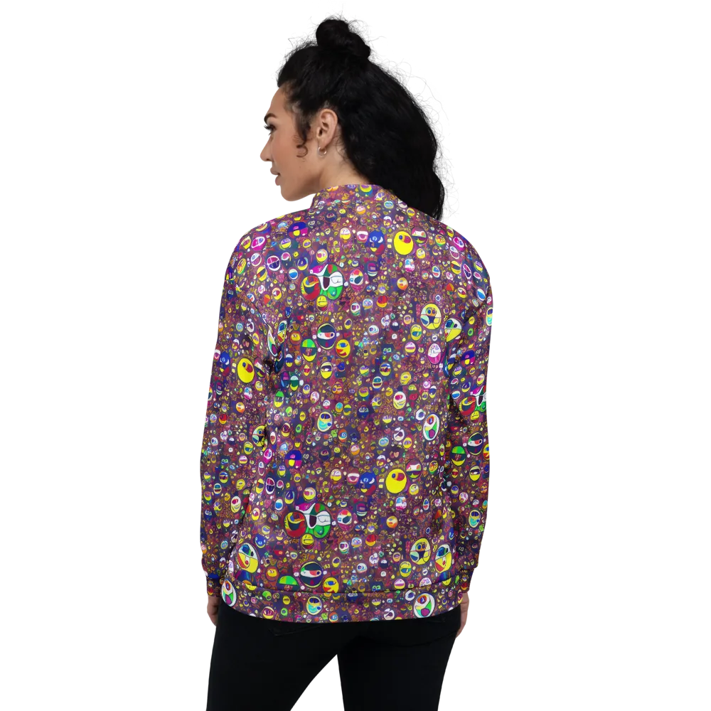 Eyes of Enchantment on Bomber Jacket — Back