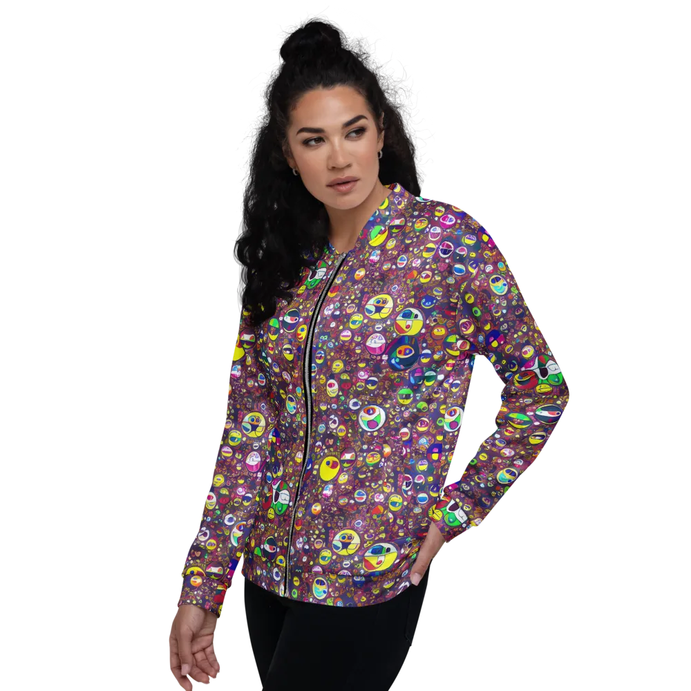 Eyes of Enchantment on Bomber Jacket — Left
