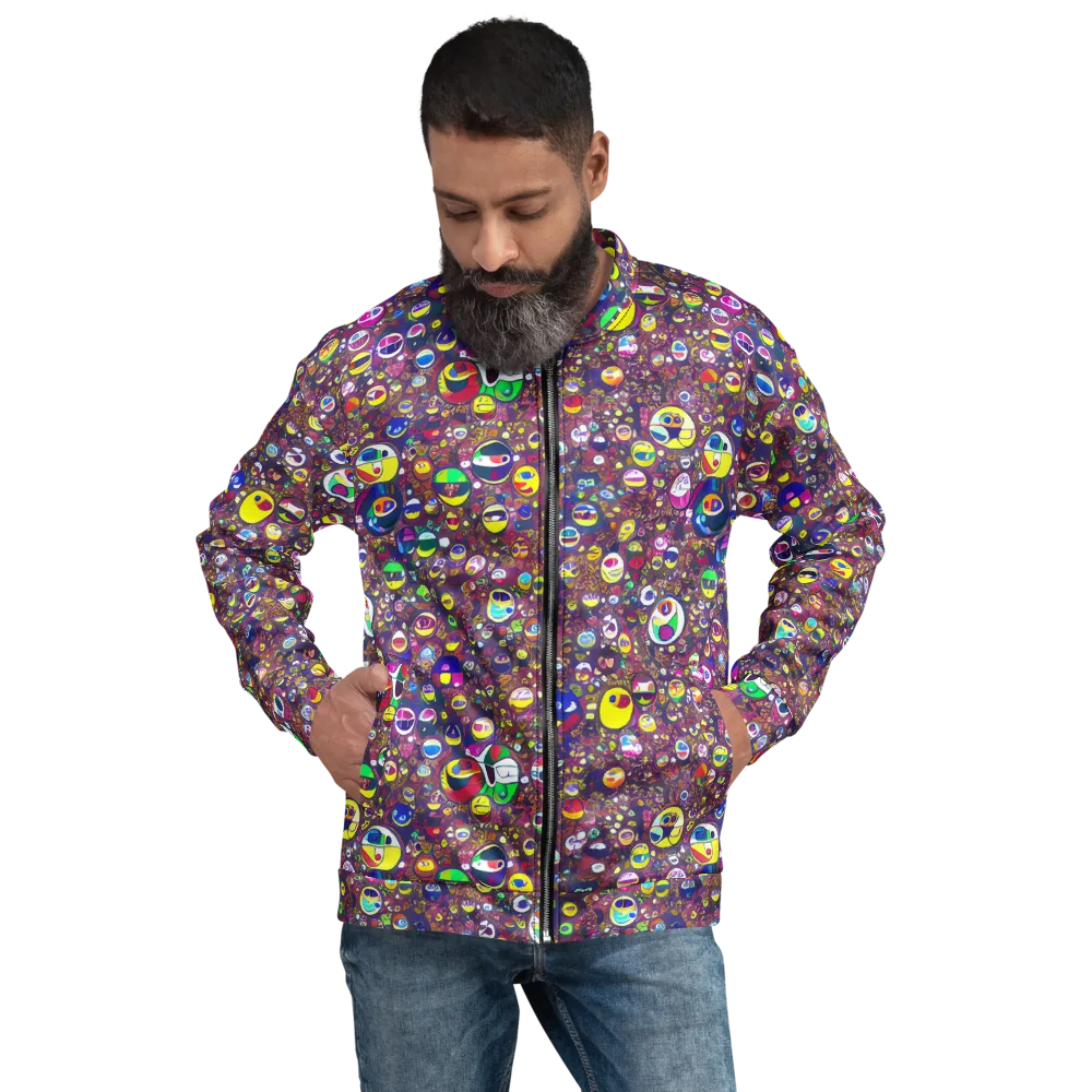 Eyes of Enchantment on Bomber Jacket — Front