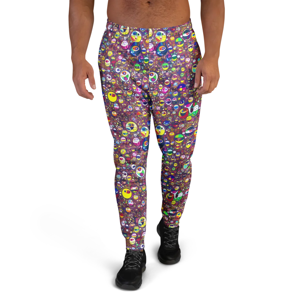 Eyes of Enchantment on Men's Joggers — Front