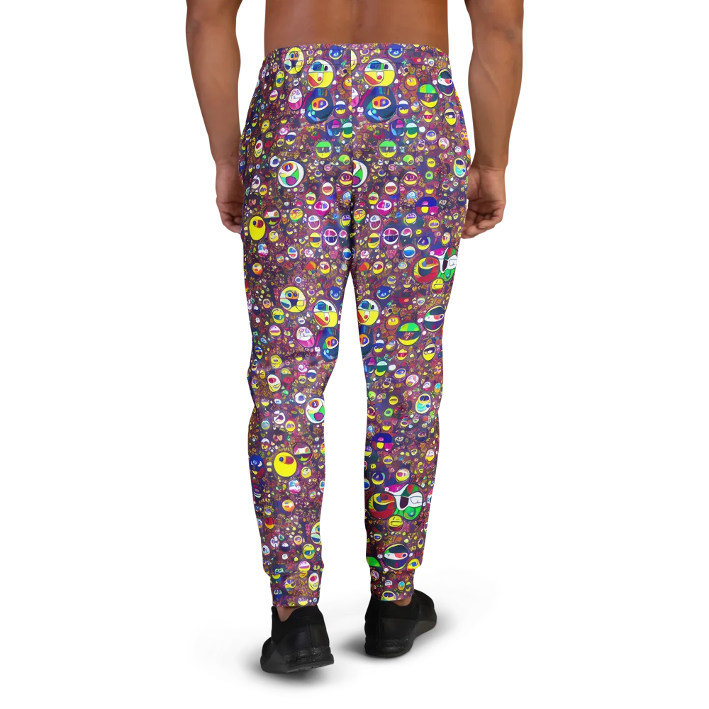 Eyes of Enchantment on Men's Joggers — Back
