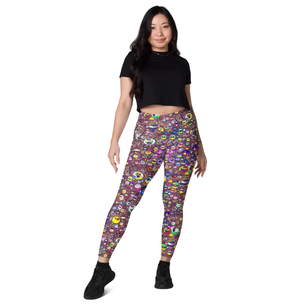 Eyes of Enchantment on Leggings with Pockets — Front