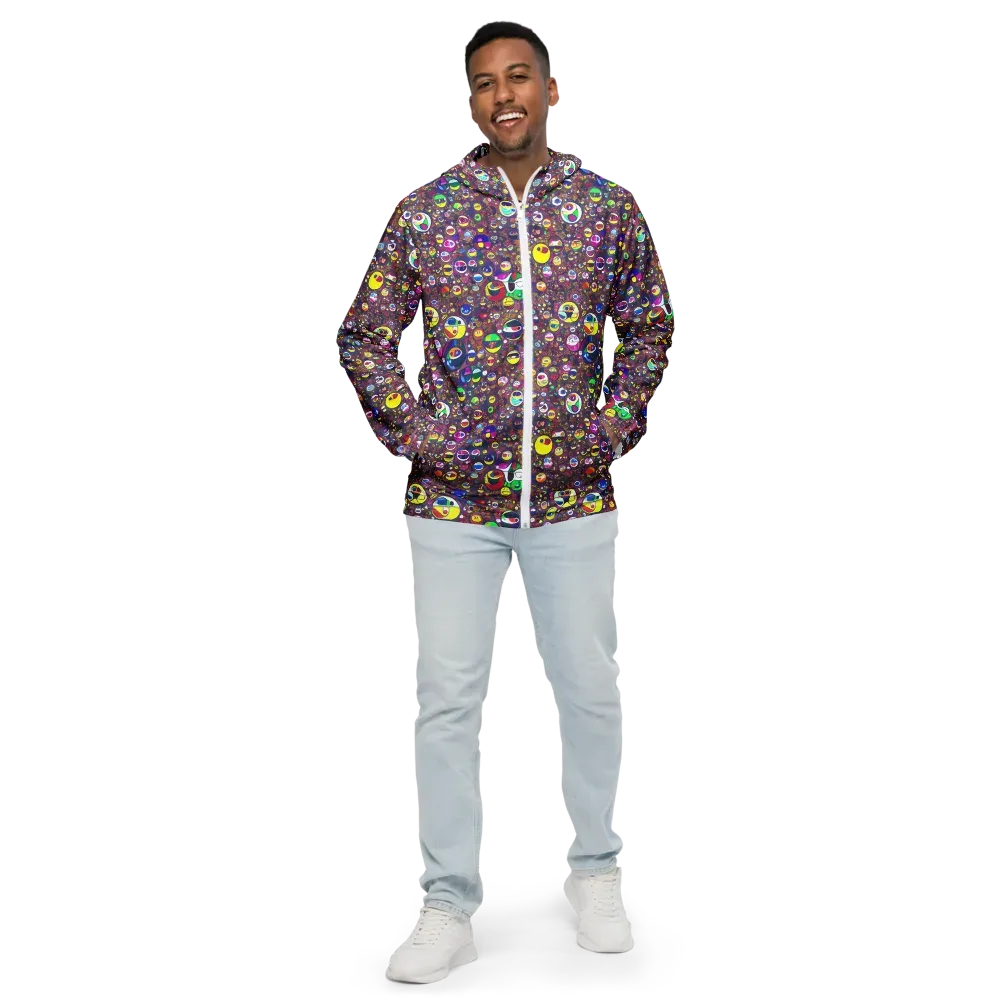 Eyes of Enchantment on Men's Windbreaker — Front