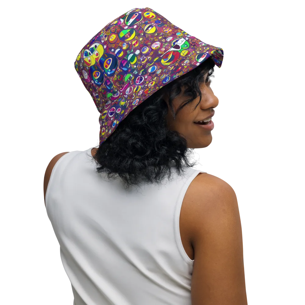 Eyes of Enchantment on Reversible Bucket Hat — Right Outside