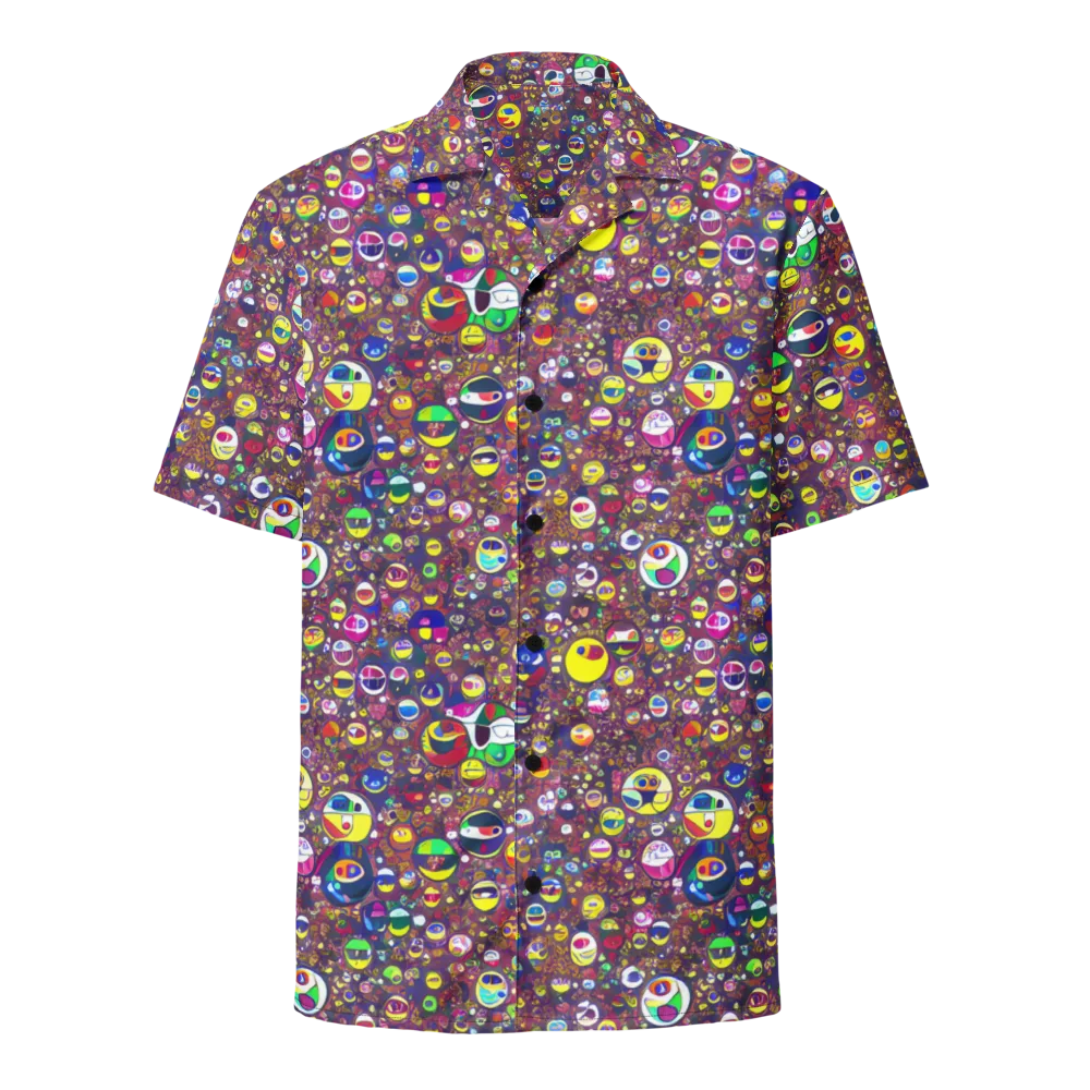 Eyes of Enchantment on Button Shirt — Front