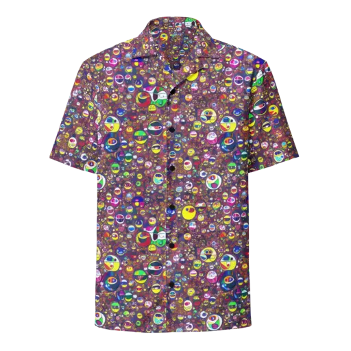Eyes of Enchantment on a Button Shirt