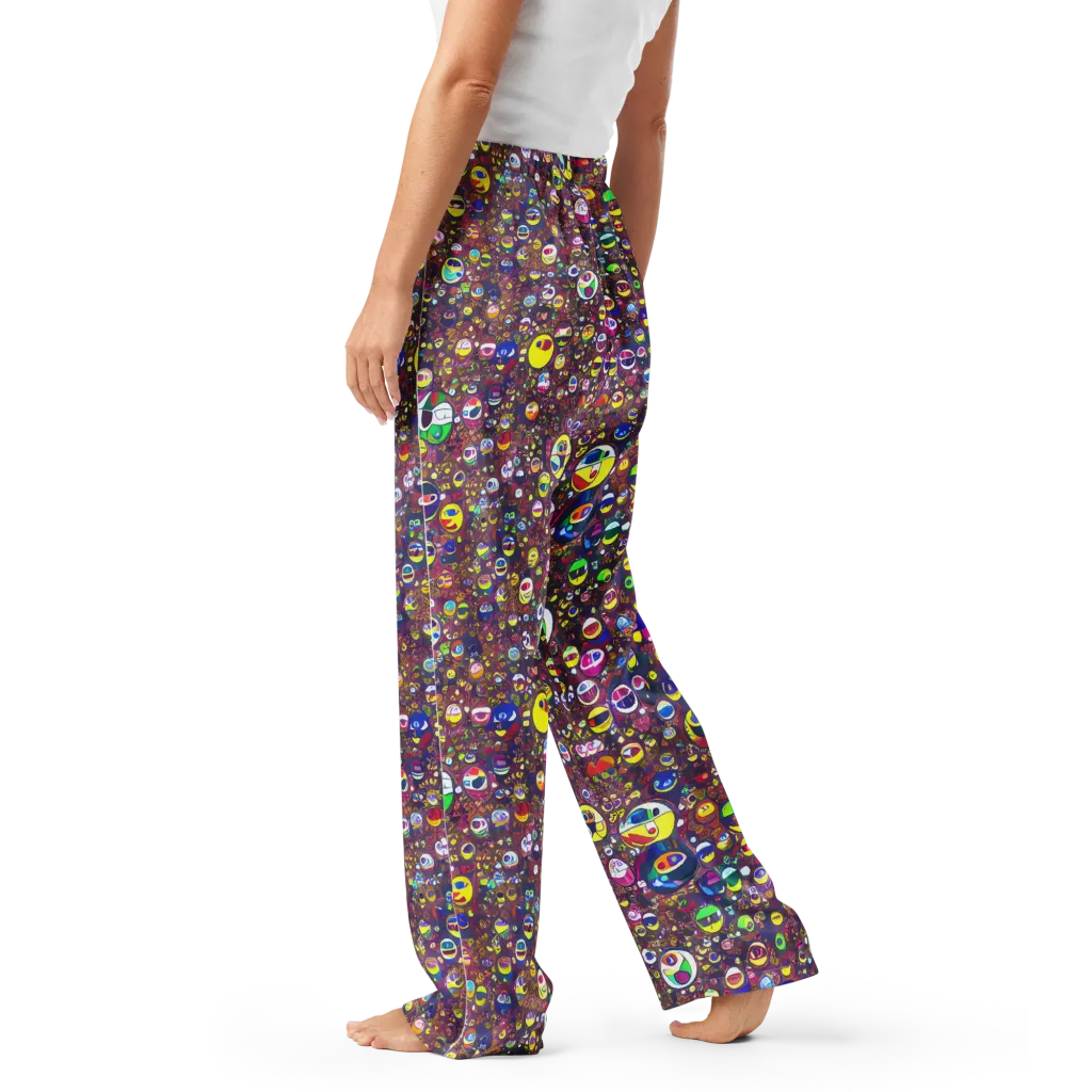 Eyes of Enchantment on Women's Pajama Pants — Left