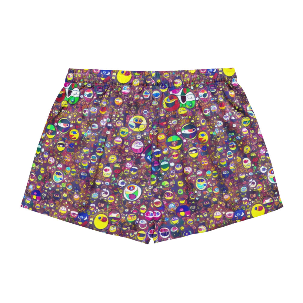 Eyes of Enchantment on Women's Pajama Shorts — Back
