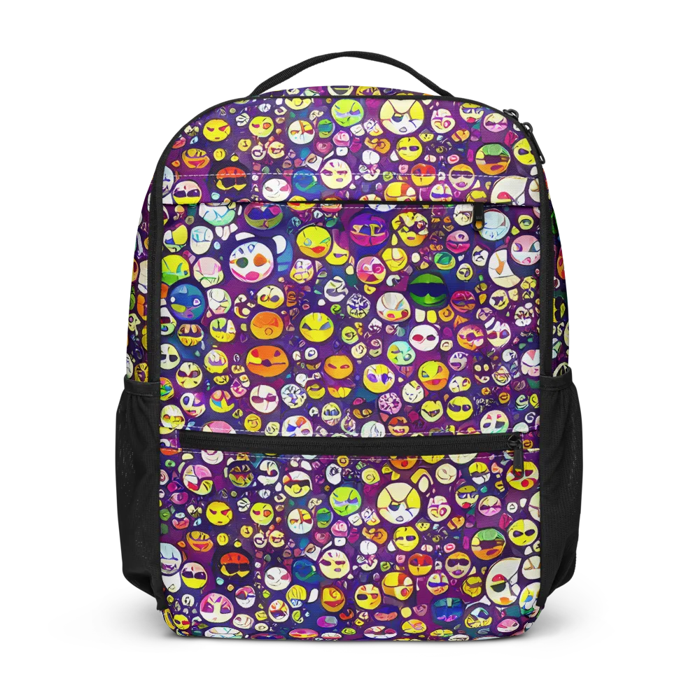 Mosaic Moods on Utility Backpack — Front