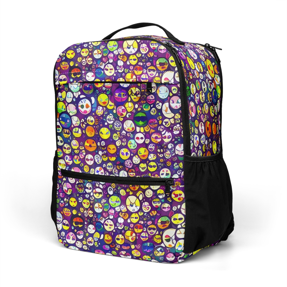 Mosaic Moods on Utility Backpack — Left Front