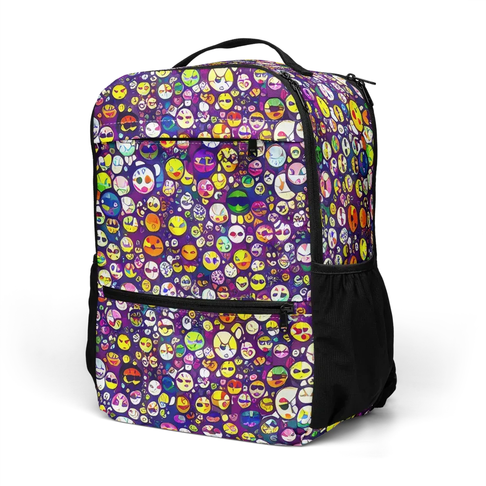 Mosaic Moods on Utility Backpack — Left Front