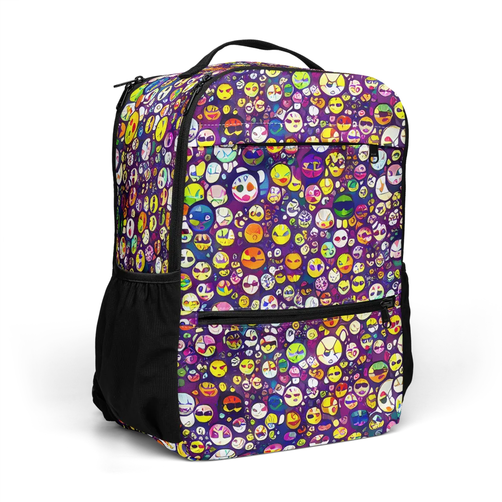Mosaic Moods on Utility Backpack — Right Front