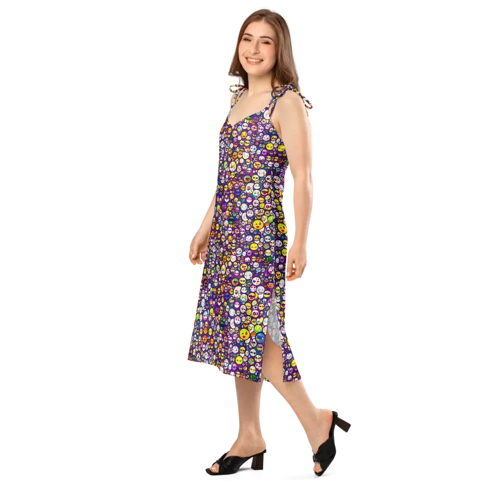 Mosaic Moods on Slip Dress — Left Front