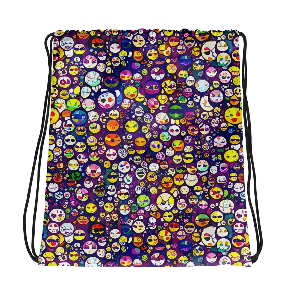 Mosaic Moods on Drawstring Bag — Photo