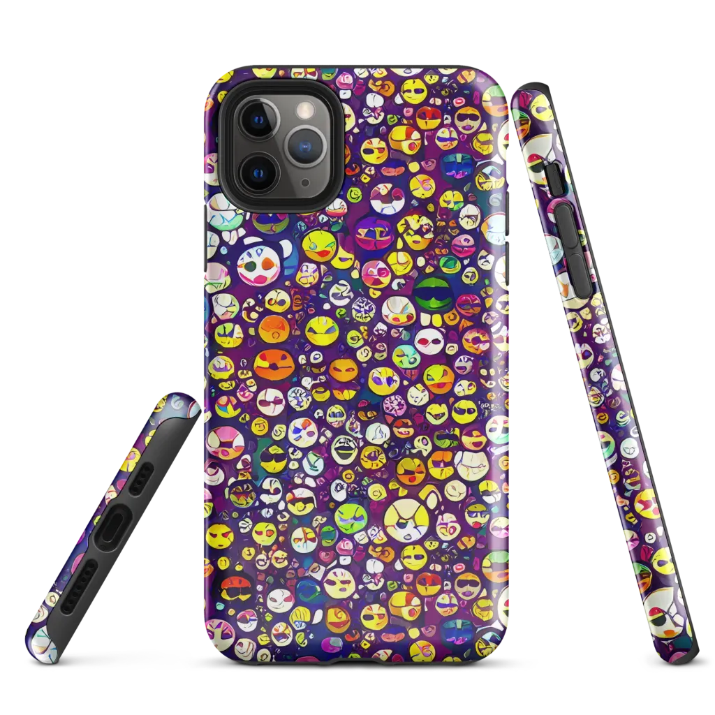 Mosaic Moods on Tough Case for iPhone® — Front