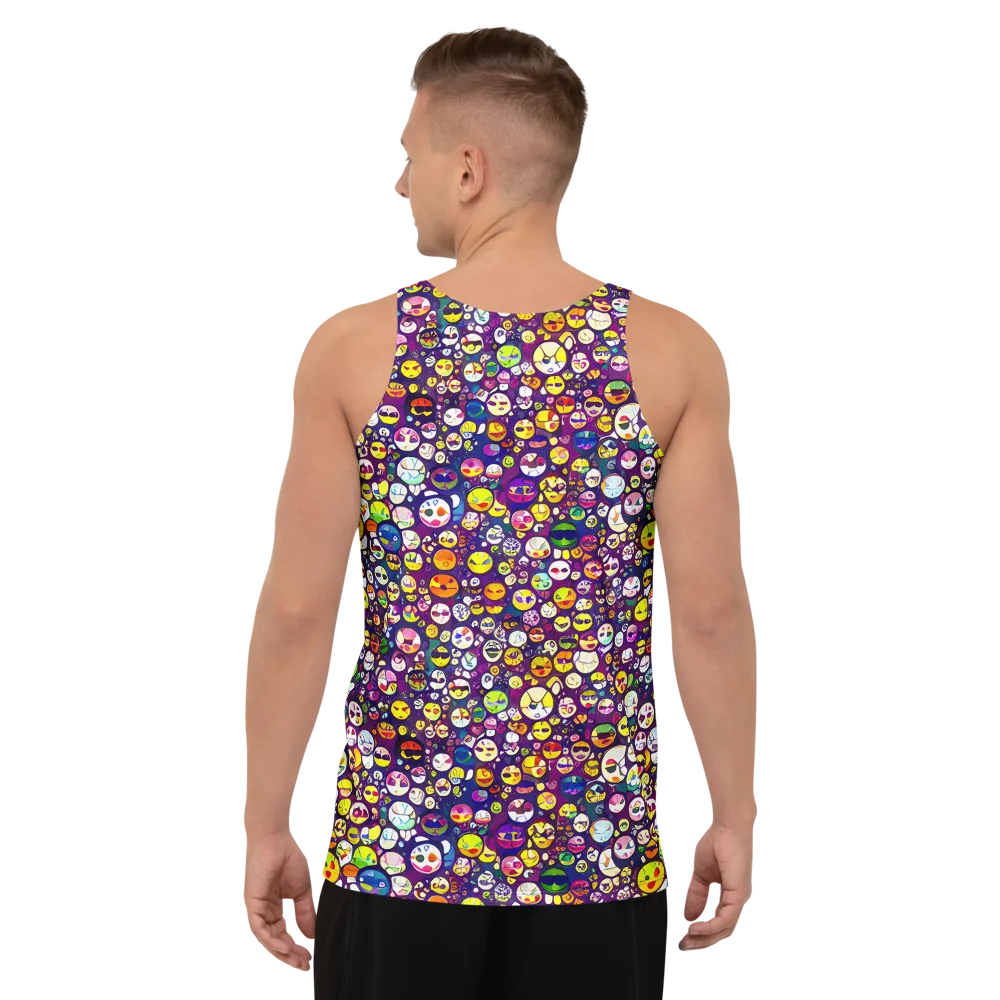 Mosaic Moods on Men's Tank Top — Back