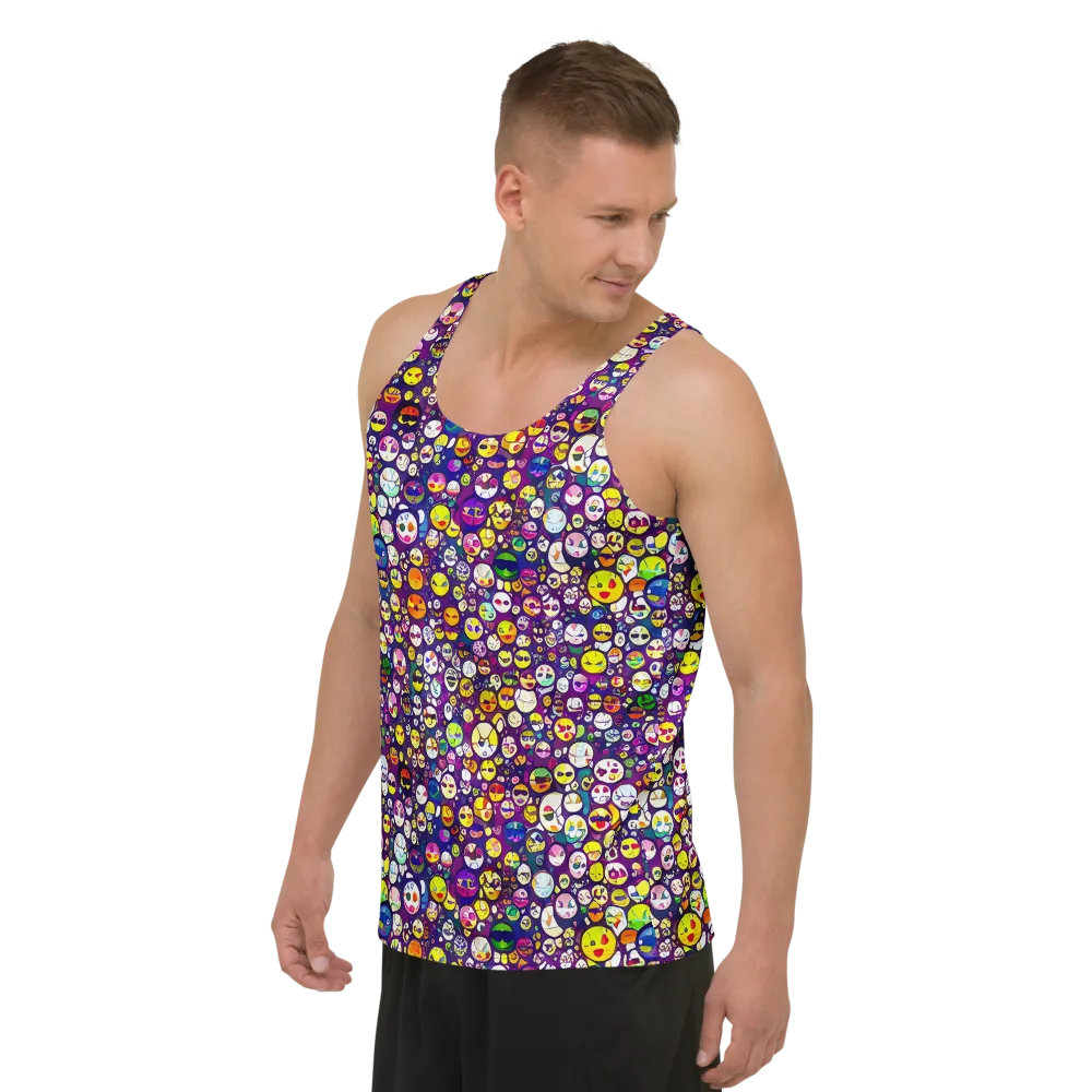 Mosaic Moods on Men's Tank Top — Left Front