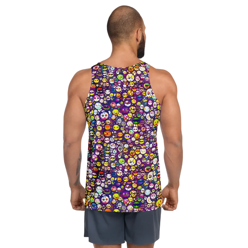 Mosaic Moods on Men's Tank Top — Back