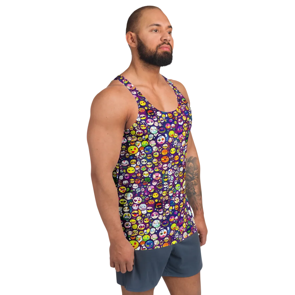 Mosaic Moods on Men's Tank Top — Right Front