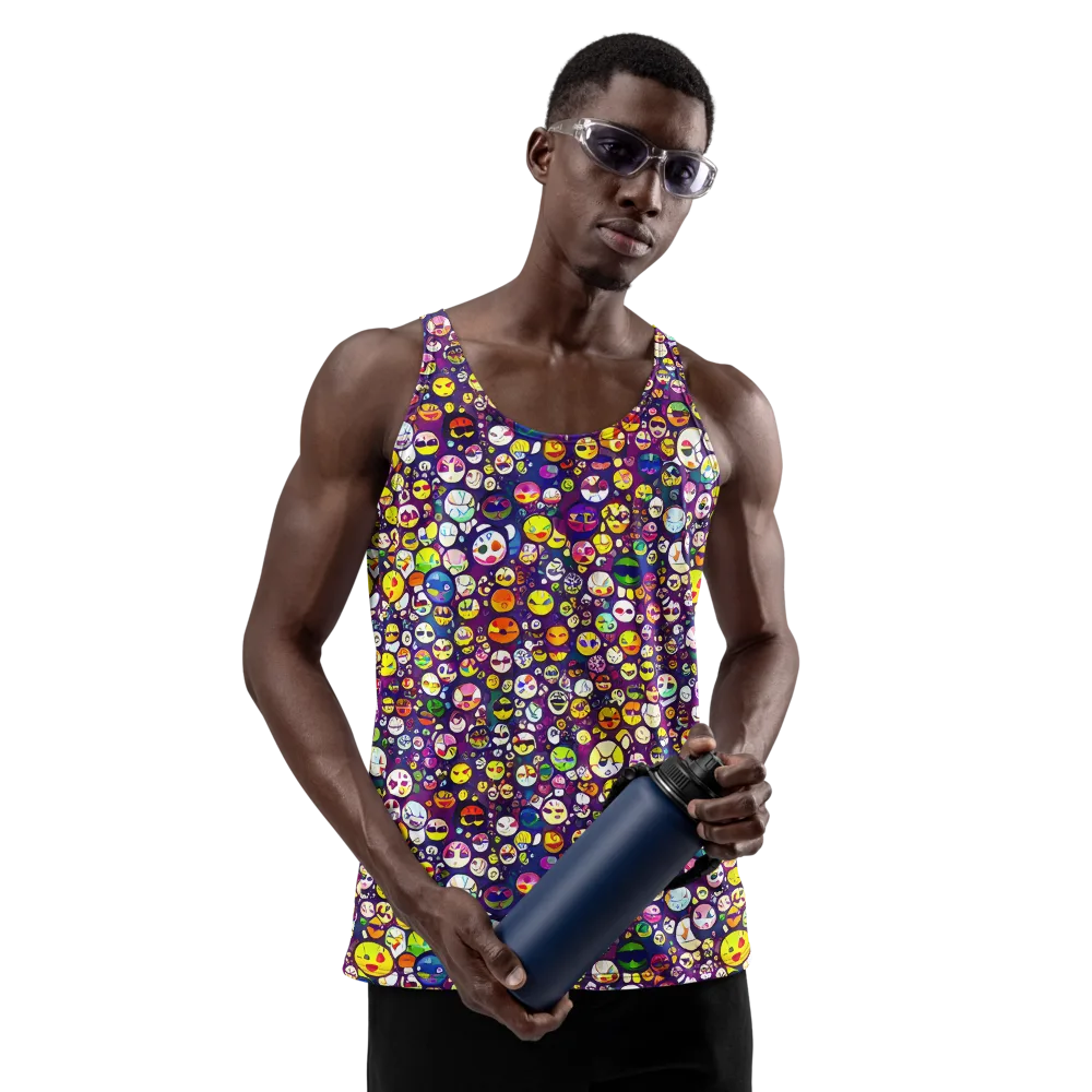 Mosaic Moods on Men's Tank Top — Front