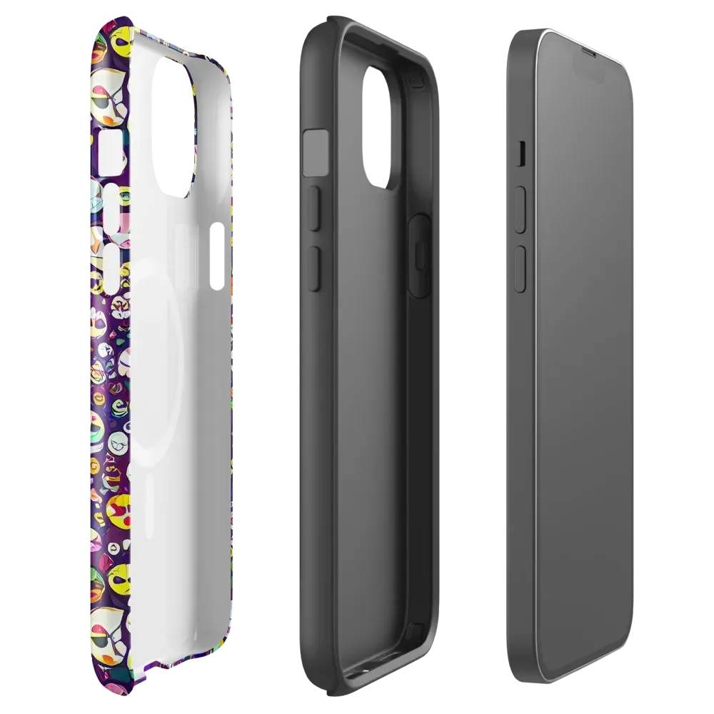 Mosaic Moods on MagSafe Tough Case for iPhone® — Front
