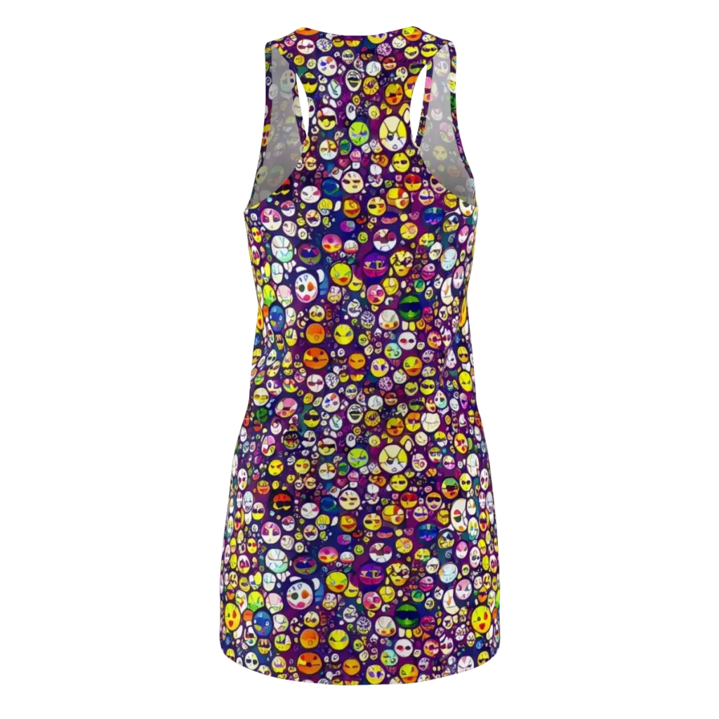 Mosaic Moods on Racerback Dress — Back