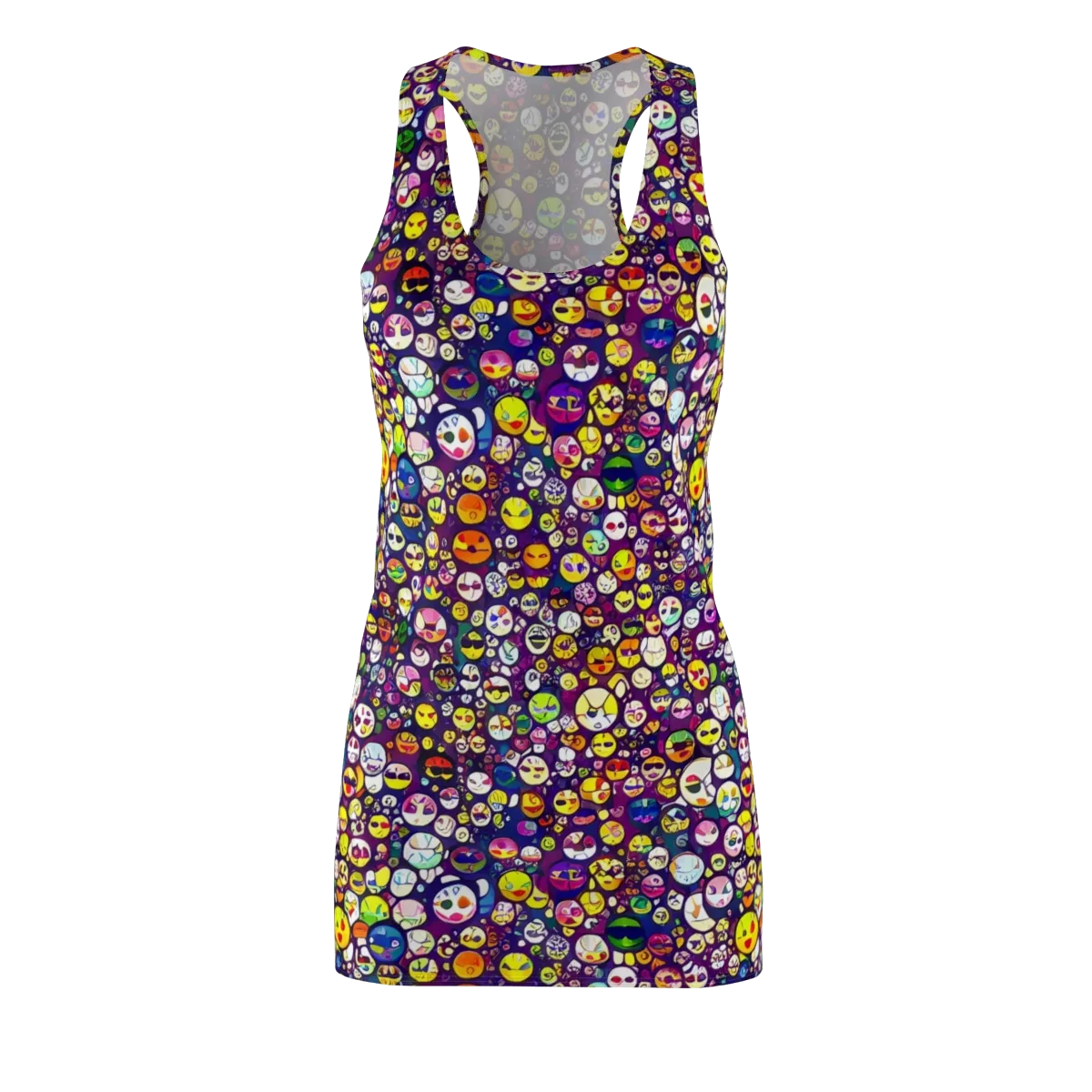 Mosaic Moods on Racerback Dress — Front