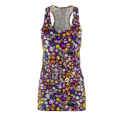Mosaic Moods on a Racerback Dress