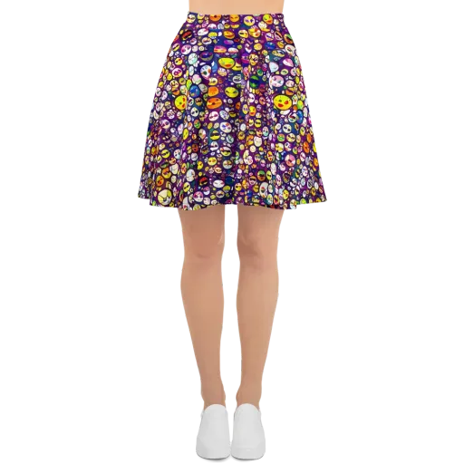 Mosaic Moods on a Skater Skirt