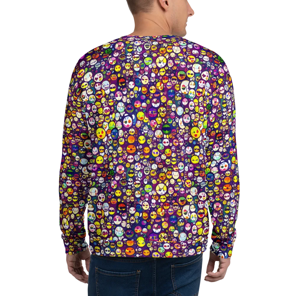 Mosaic Moods on Sweatshirt — Back