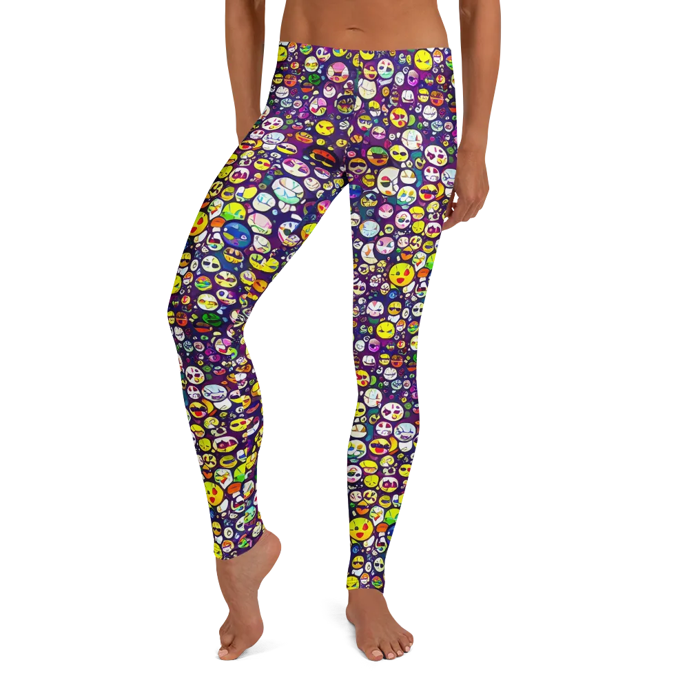 Mosaic Moods on Leggings — Front