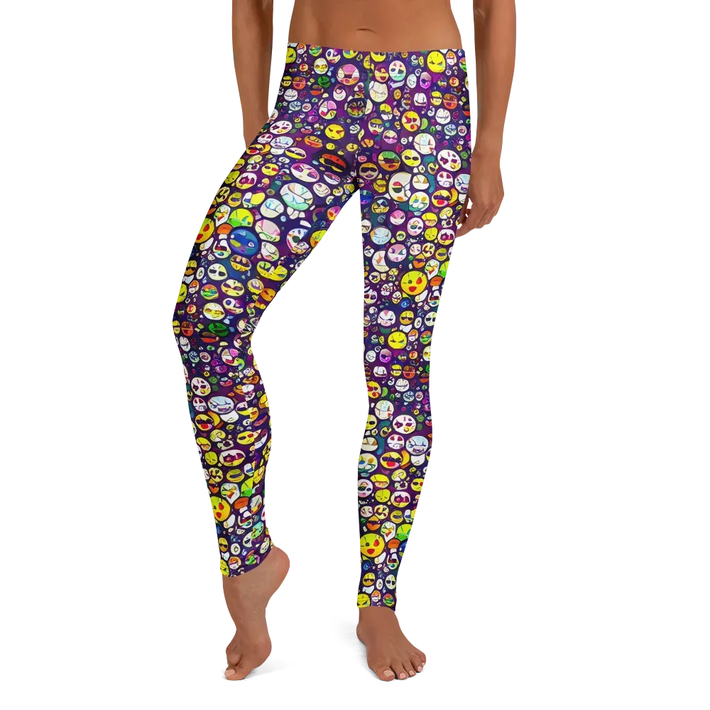 Mosaic Moods on Leggings — Front