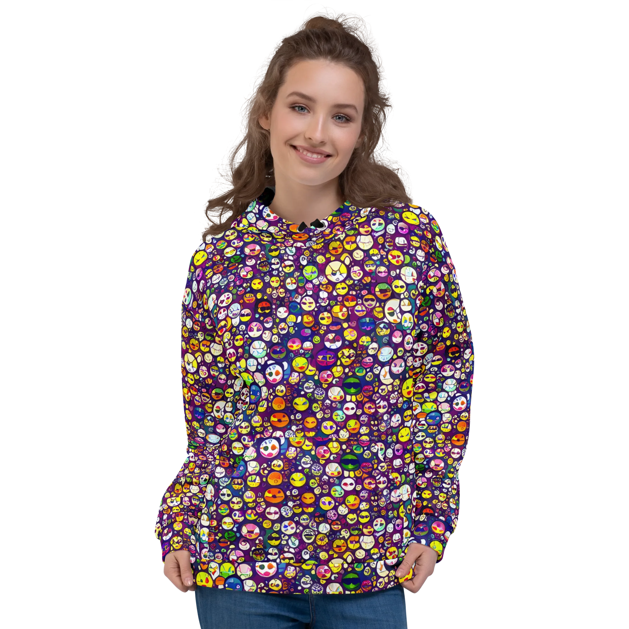 Mosaic Moods on Hoodie — Front