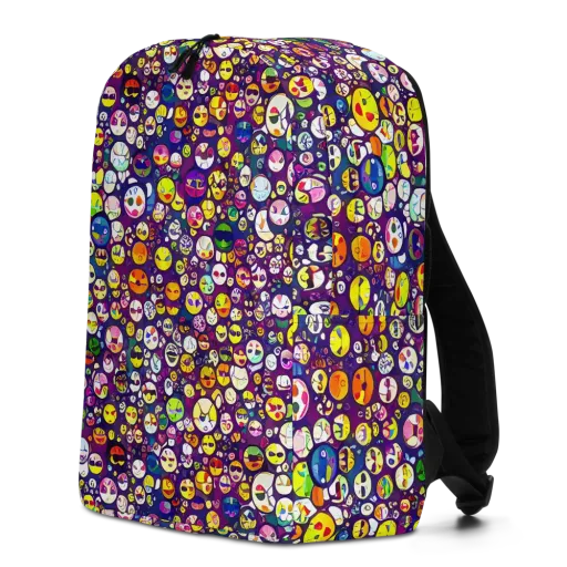 Mosaic Moods on a Minimalist Backpack